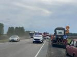 На трасе в Омском районе произошло смертельное ДТП с пятью автомобилями