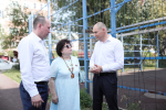 Дмитрий Перминов взял на контроль обновление спортивной площадки в Октябрьском округе