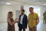 Депутаты Владимир Седельников и Андрей Бондаренко проверили капремонт школы и благоустройство сквера в Ленинском округе Омска