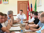 Виталий Хоценко провел встречу с главой Седельниковского района Константином Ткачевым