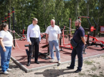 В Красноярке Омского района модернизируют стадион «Олимпиец»