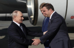 Губернатор Виталий Хоценко встретил в Омске Президента России Владимира Путина