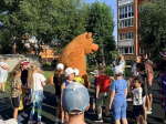 Дворовые праздники, посвященные Дню города продолжаются.