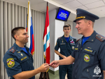 «Цвета Родины»: сотрудники МЧС России присоединились к празднованию Дня Государственного флага Российской Федерации