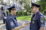 Торжественное мероприятие в честь Дня Государственного флага Российской Федерации прошло в Главном управлении МЧС России по Омской области