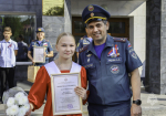 Торжественное мероприятие в честь Дня Государственного флага Российской Федерации прошло в Главном управлении МЧС России по Омской области