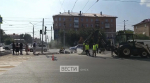 В Омске на Ленинградской площади расширяют островок безопасности