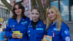 Бойцы трудовых отрядов подростков Омской области отметили День Государственного флага Российской Федерации на пешеходном Любинском