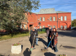 В Омске проходит осенний общегородской субботник