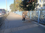 Сотрудники АО «Тепловая компания» присоединились к общегородскому субботнику.