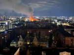 Ночной пожар в Больничном переулке тушили более трёх часов