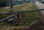 В Омской области водитель погиб после столкновения с опорой ЛЭП