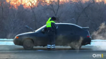 Под Омском пьяный водитель протаранил жар-птицу